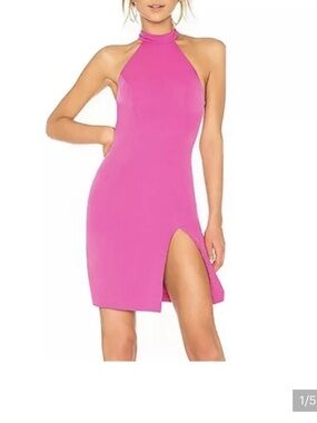 REVOLVE NBD Pink Halter Dress 🩷